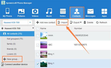 import vcard from android to iphone
