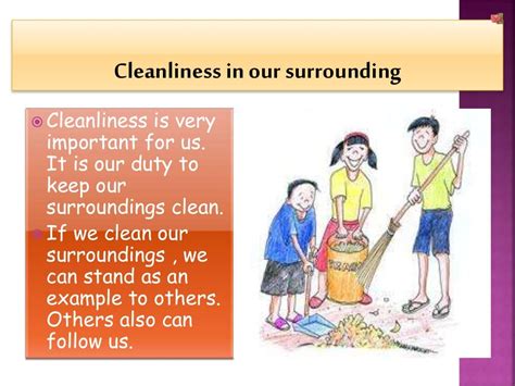importance of cleanliness in points