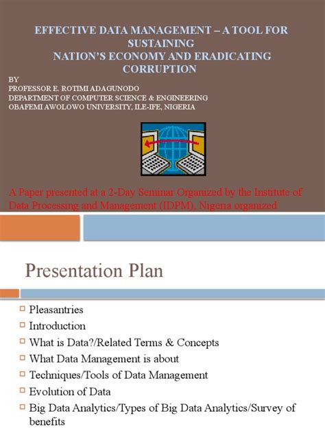 importance of data presentation pdf