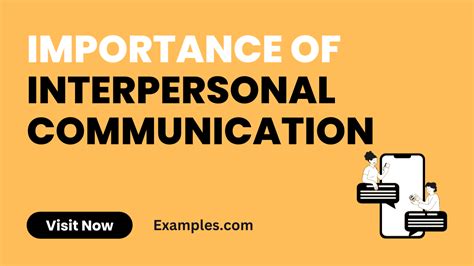 importance of interpersonal communication with examples