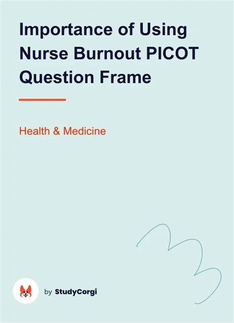 importance of picot question