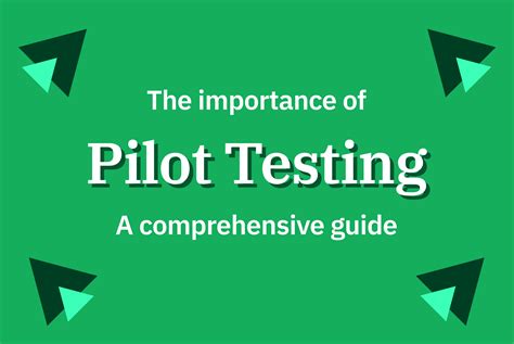 importance of pilot testing in curriculum development