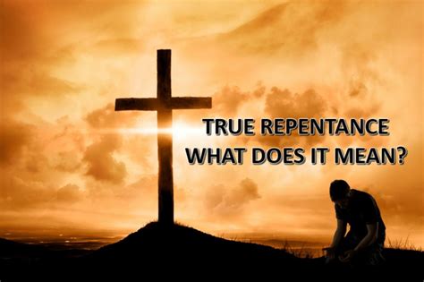 The Importance Of Repentance