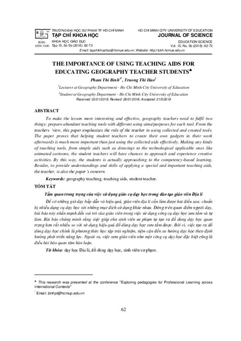 Importance Of Using Teaching Aids Pdf