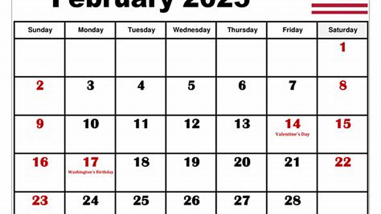 Important Days In Feb 2025