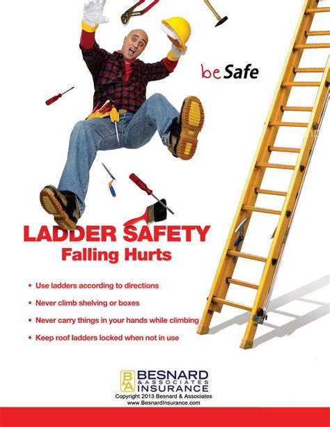 SAFETY SOURCE » Four Steps to Ladder Safety Poster