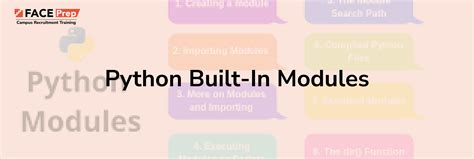 important built in modules in python