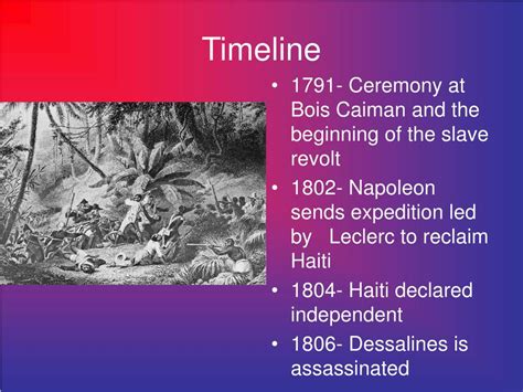 important events of the haitian revolution