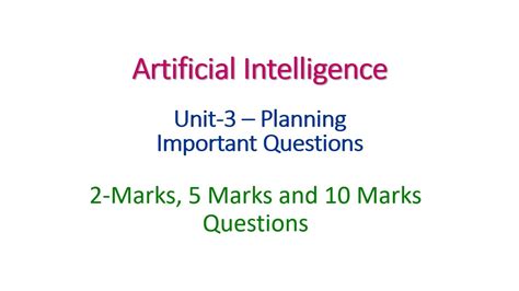 important questions for artificial intelligence