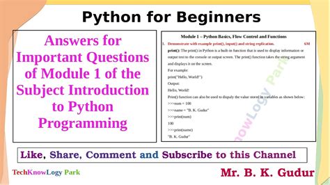 important questions for python programming with answers