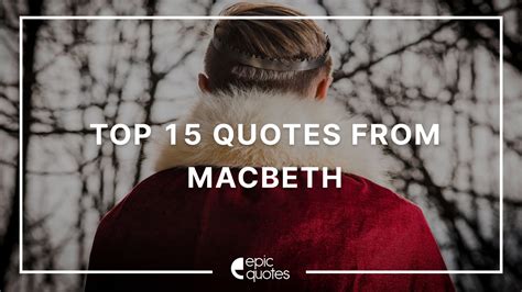 important quotes from shakespeare macbeth