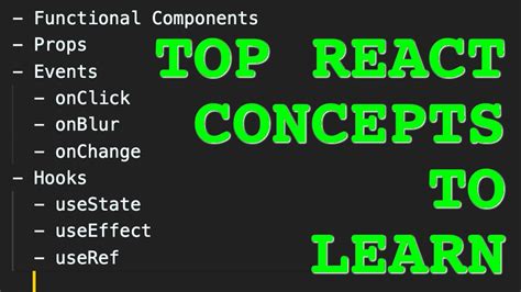 important topics in react js