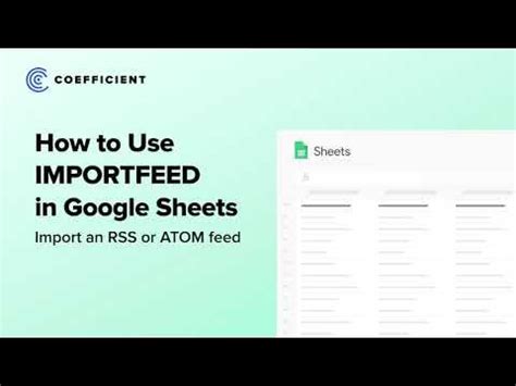 Import RSS feed to Google Sheets Sheetgo Blog