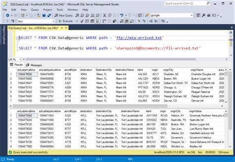 Import csv into SQL server (with query OR without query using SSMS