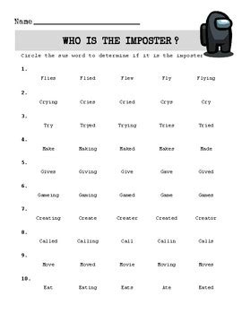 5 Imposter Game Words