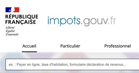 impots gouv fr in english online