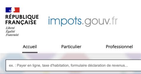 impots gouv fr in english version