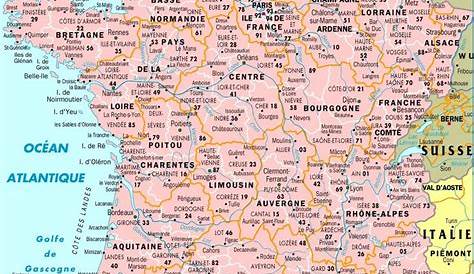 Carte De France Avec Les Villes - PrimaNYC.com