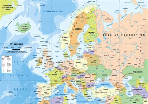 imprimer carte europe