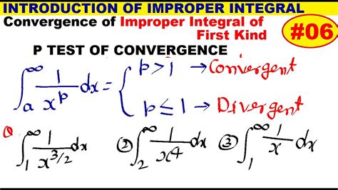 improper integral convergence test