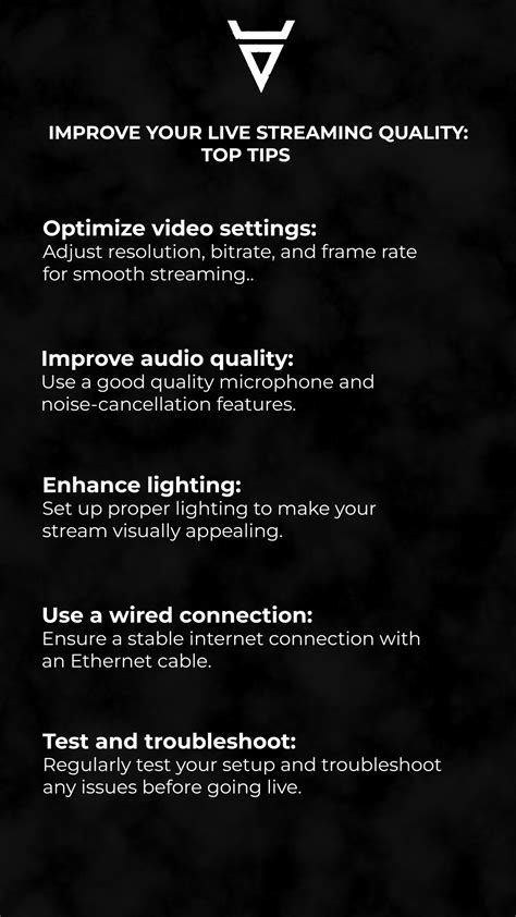 Improve video streaming quality tips settings