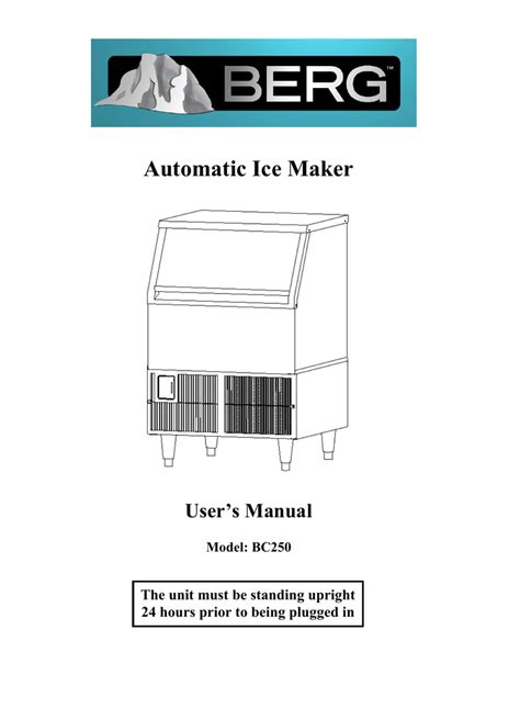 Improvements Ice Maker Instructions