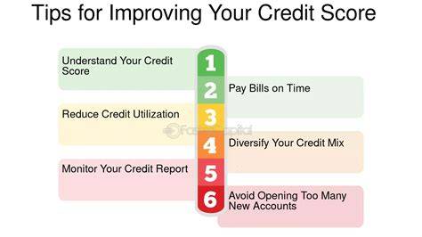 Graph showing an upward trend in a credit score
