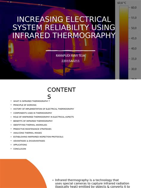 Improving Electrical System Reliability With Infrared Thermography