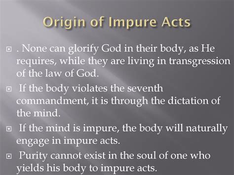 impure acts