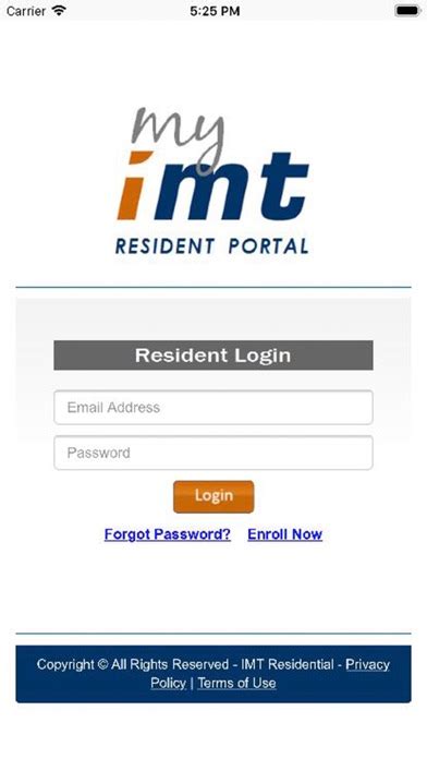 imt residential portal login