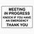 in a meeting sign printable