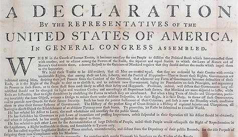 In Congress July 4 1776 Answer Key