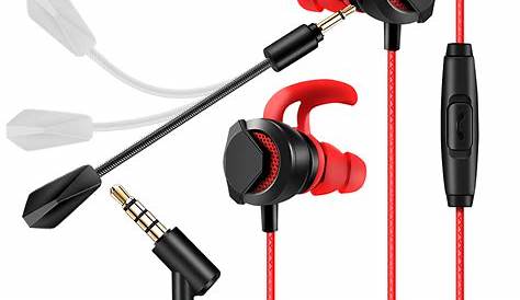 In Ear Headphones With Mic For Ps4 Amazon Com Joso Wired Chat Gaming Headset