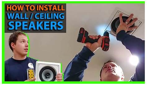 In Wall Speakers Installation Video How To stall Flush Mount 1 Home Theater