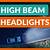 in which situation should you use high beams aceable