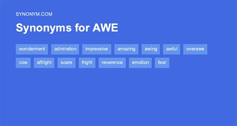 In Awe Synonym