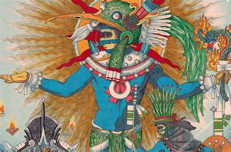 in aztec culture huitzilopochtli was the