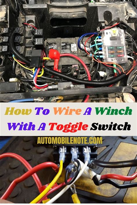 In Dash Winch Toggle Switch