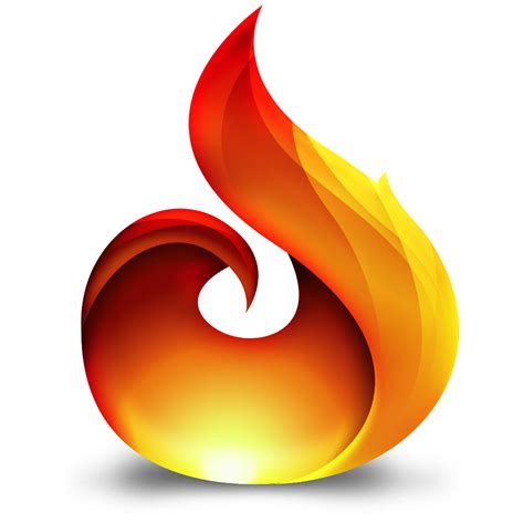 in flames logo png