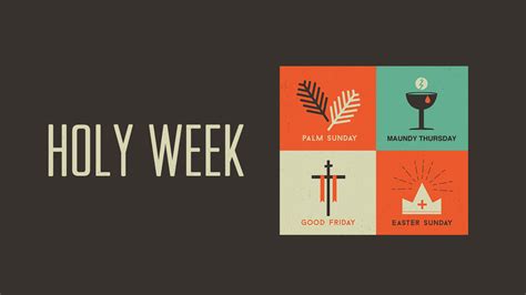 in holy week or on holy week