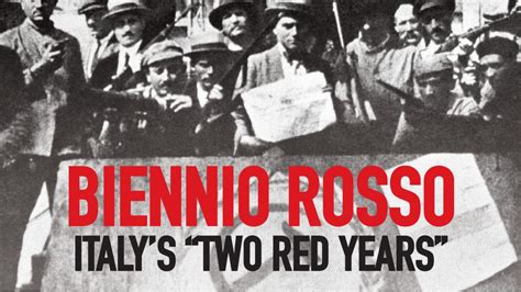 in italy biennio rosso was the period of