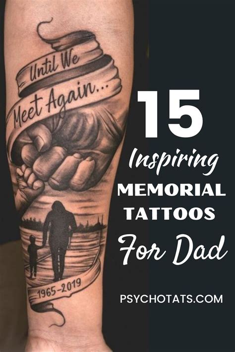 Dad Tattoos in Loving Memory