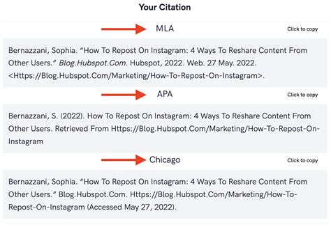 in text citation and reference generator