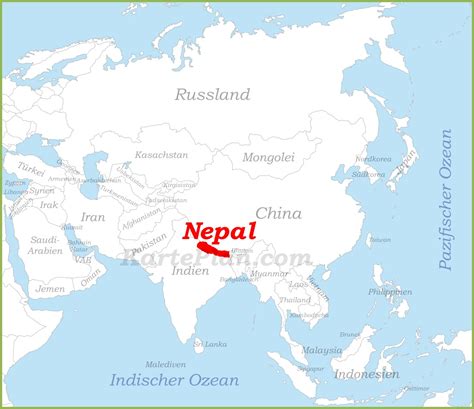 in welchem land liegt nepal
