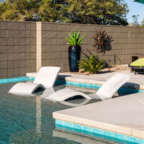 In-Pool Sun-Deck Lounger