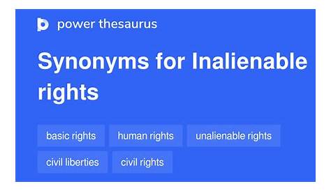 Inalienable Rights Synonym The New Human Paradigm