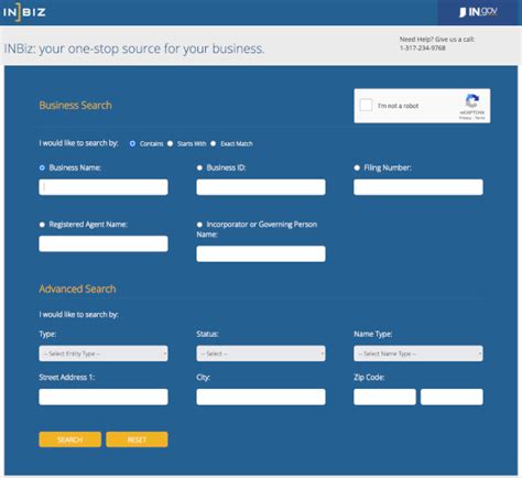 inbiz search