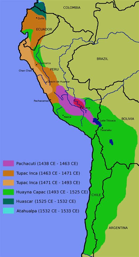 Inca Empire Map