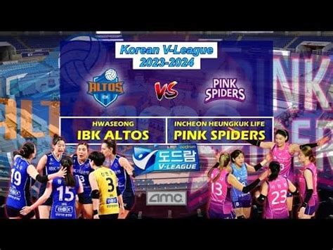 incheon pink spiders teams news vs ibk