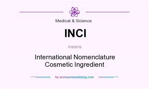 inci meaning in english